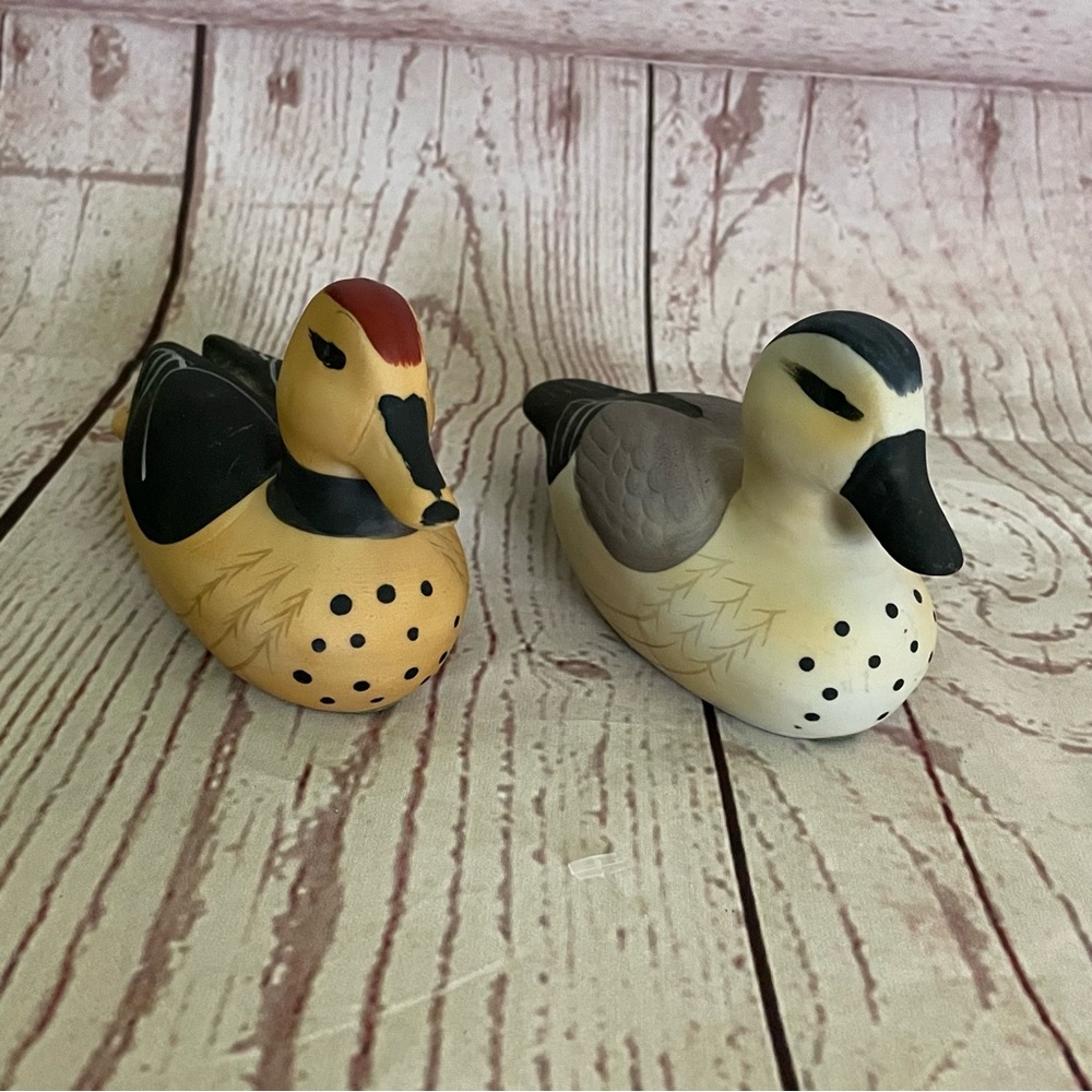 UCGC Vintage Porcelain Mallard Ducks Set Of 2